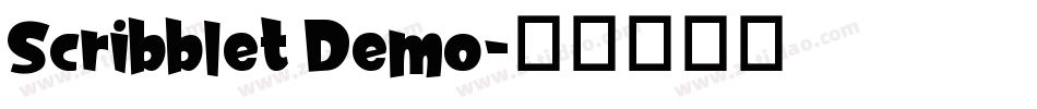 Scribblet Demo字体转换